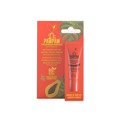 بلسم دكتور بوباو (Dr. Pawpaw) للشفاه والبشرة باللون البرتقالي الجريء، 1 × 10 مل