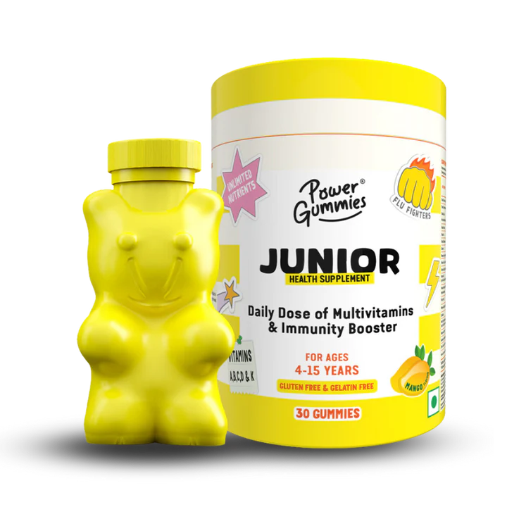 Power Gummies Junior Daily dose of multivitamin and Immunity Booster 30 Gummies