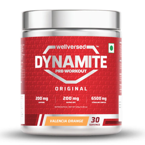 Wellversed Dynamite Pre-Workout Valencia Orange (420g)