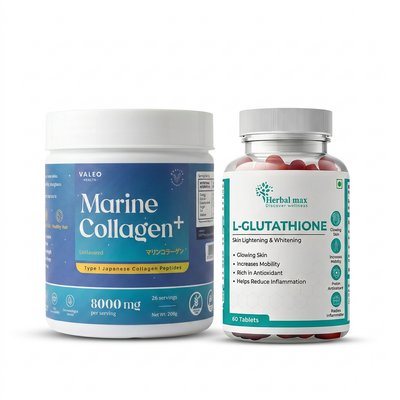 Valeo Marine Collagen + Herbal Max L-Glutathione