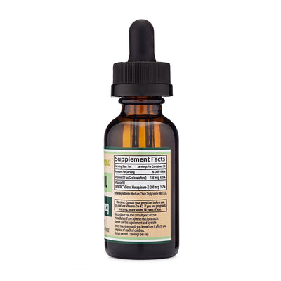 Doublewood Vitamin D3 + K2 Liquid Drops - 30 Servings - Image 3