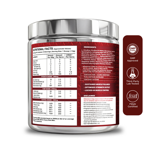 Wellversed Dynamite Pre-Workout Watermelon Ice (420g)