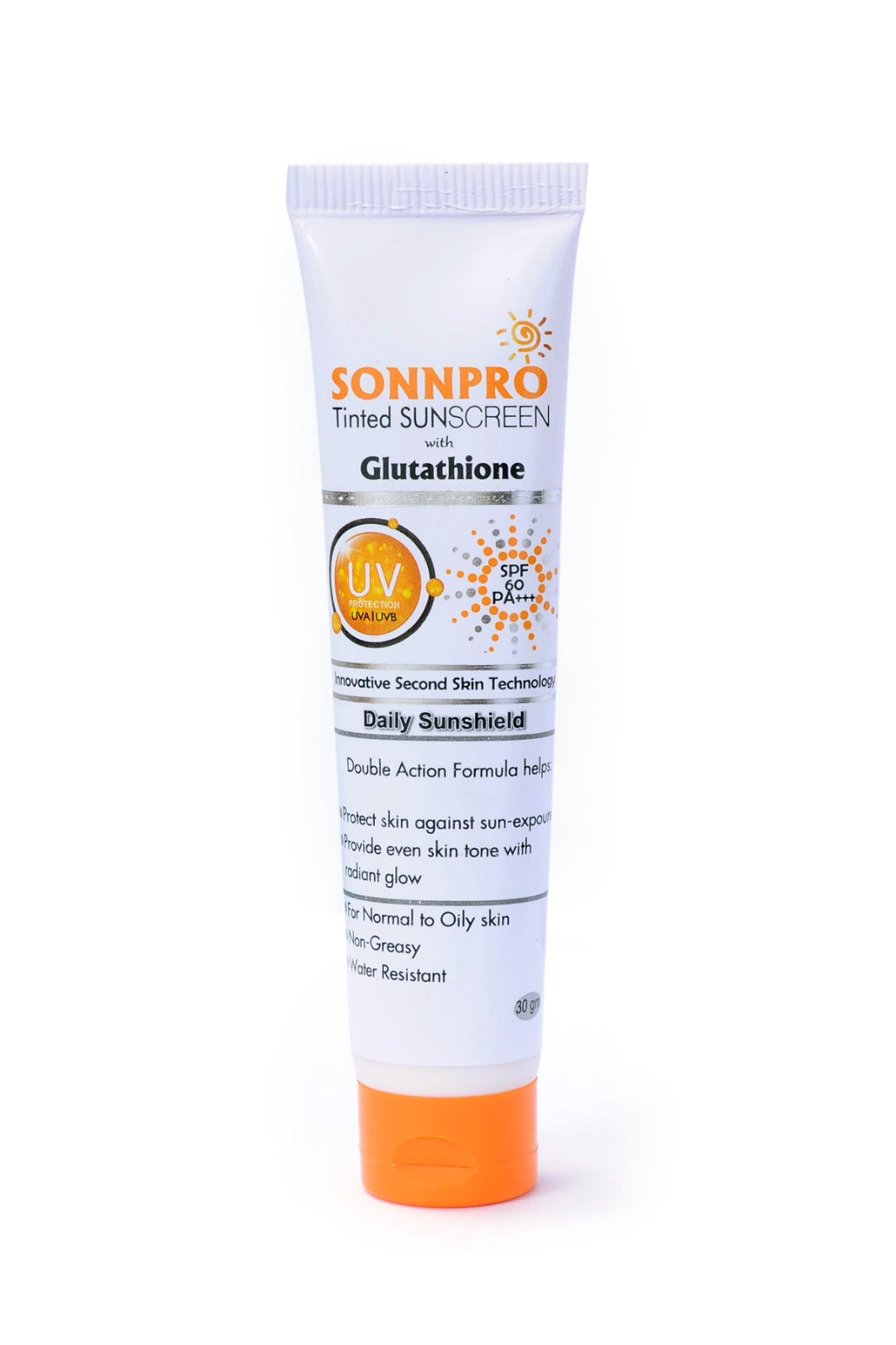 SONNPRO Tinted Sunscreen with Glutathione - SPF Protection - 50ml - Image 3