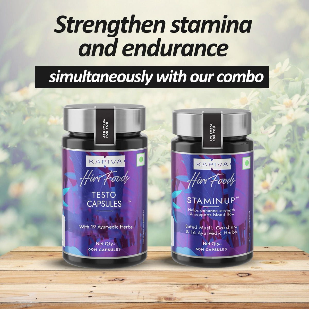 KAPIVA Testo capsule + Staminup capsule