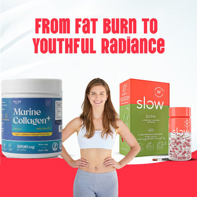 Valeo Marine Collagen and Wellbeing Slow Burn Combo
