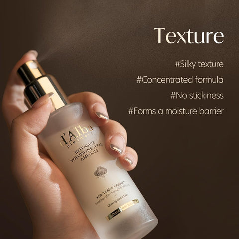 d’Alba Intensive Volufiline Spray Ampoule Skin-Firming & Plumping Anti-Aging Mist‐Ampoule with White Truffle, Collagen & Hyaluronic 8-Complex for Lifted Skin, Vegan Certified 50ml - Image 3
