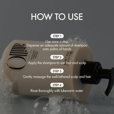 Black Tea Vegan Nourishing Scalp Shampoo for Dry & Itchy Hair, Anti-Dandruff Shampoo Amino Acids to Strengthen Scalp Barrier, Creamy Woody Scent, Paraben & Silicone Free, 450ml / 15.22fl. OZ - Image 6