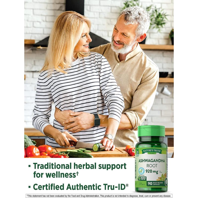 Nature's Truth Ashwagandha Capsules 920 mg - 90 Capsules - Image 3