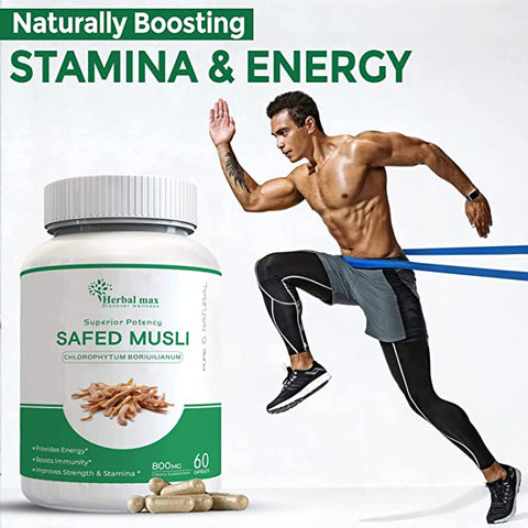 Herbal Max Safed Musli 60 Capsule