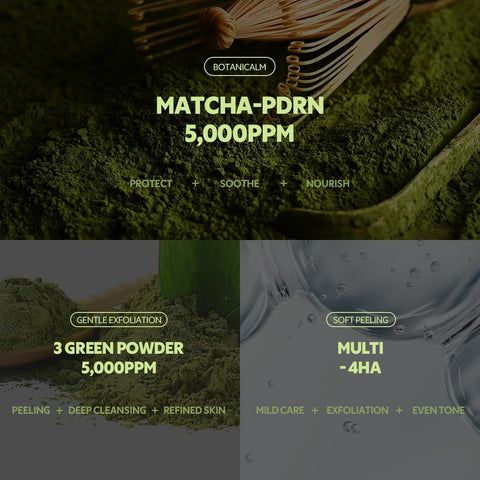 TIRTIR Matcha Pack Cleanser - 2-in-1 Pore Cleanser with Deep Cleansing & AHA Exfoliation, Against Blackheads and Sebum, Matcha PDRN, for Sensitive Skin - Image 4