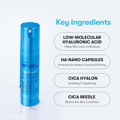 VT COSMETICS Hydrop Reedle Shot 100hL, Hyaluronic Acid Microneedling Serum, Intensive Hydrating & Moisturizing Exosome, Soft & Glass Skin, Korean Skin Booster1.69 Fl Oz.(50ml) - Image 4