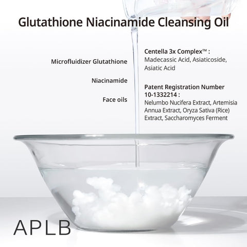 APLB Glutathione Niacinamide Cleansing Oil | LIPO GLUTA NIAC OIL™ 73.8% - Image 4