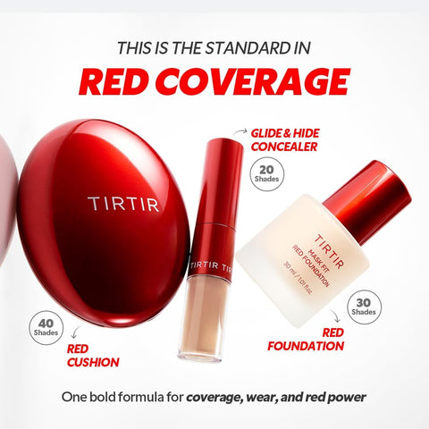 TIRTIR Mask Fit Red FoundationㅣLong Lasting Flawless Coverage, Energy Essence, Lightweight, Hydrating, Pore-Blurring, Breathable Satin Finish, Makeup, Radiant Skin, #45W Chestnut, 1.01 Fl Oz - Image 7