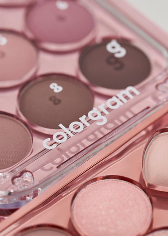 COLORGRAM Pin Point Eyeshadow Palette 02 Pink+Mauve= | Eyeshadow Palette for Daily makeup, Ultra-Blendable, Matte, Glitter, Shimmer Shades - Image 7