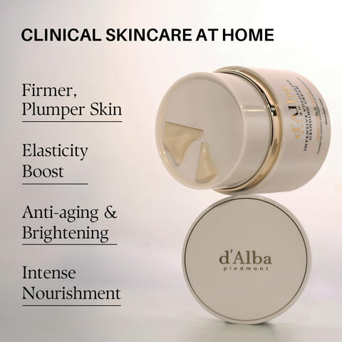 d'alba Piedmont Italian White Truffle Intensive Grinding Cream, Volufiline 50,000ppm, elasticity care and nourishment, Korean Skin Care - Image 4