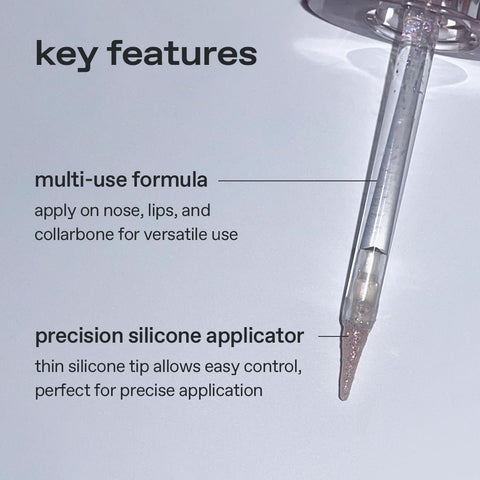 glow shattered glass glitter, metallic shimmer, long-lasting, multidimensional sparkle, smooth liquid formula, precision applicator, 3.5g (pleasures) - Image 5