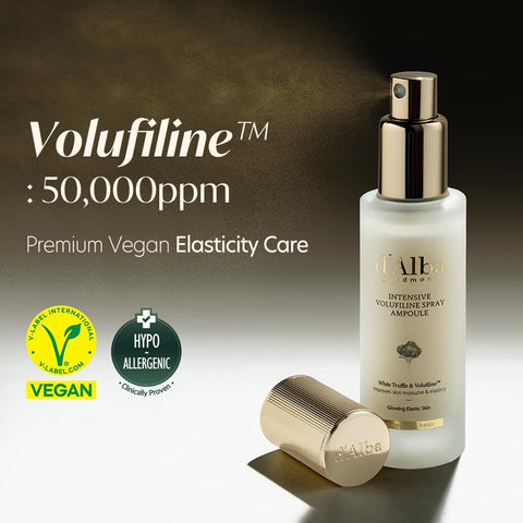 d’Alba Intensive Volufiline Spray Ampoule Skin-Firming & Plumping Anti-Aging Mist‐Ampoule with White Truffle, Collagen & Hyaluronic 8-Complex for Lifted Skin, Vegan Certified 50ml - Image 2