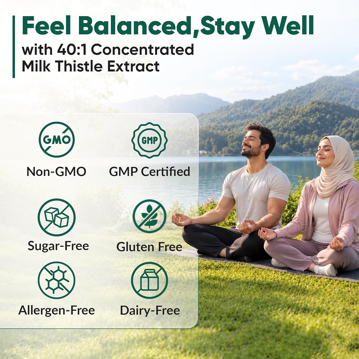 Ambrosial Milk Thistle Tablets - High Strength Liver Support 4000mg - 120 Tablets