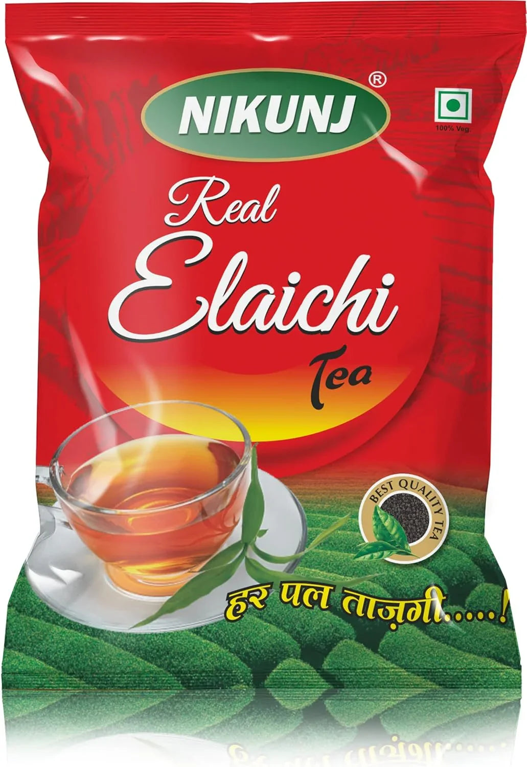 NIKUNJ Real Elaichi Tea - Aromatic Flavoured Functional Drink, 1kg