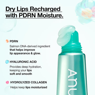 Anua PDRN Lip Serum with Salmon DNA, Hyaluronic Acid & Collagen - 10 ml