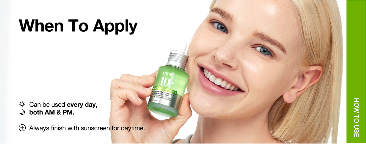 Anua Azelaic Acid 10% Hyaluron Redness Soothing Face Serum, 30ml - 9