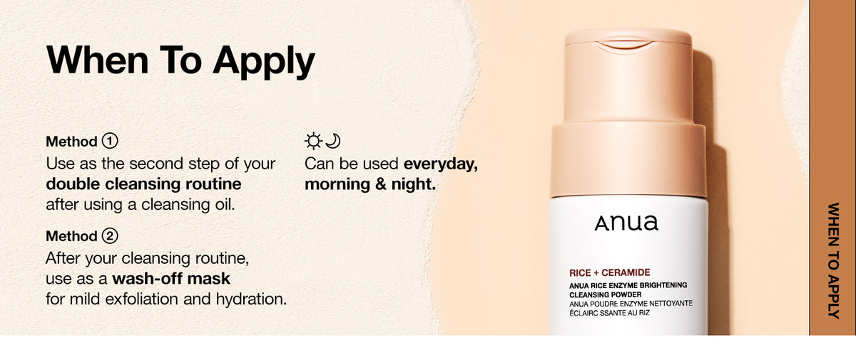 Anua Rice Enzyme Brightening Cleansing Powder with Ceramides - 40g - 19