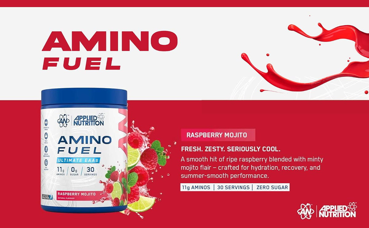 Applied Amino Fuel EAA Fruit Salad - Sports Nutrition Powder, 390g - 3