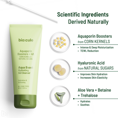 Biocule Aqua Boost Hydrating Gel Cleanser 100ml - Face Cleanser - Image 3
