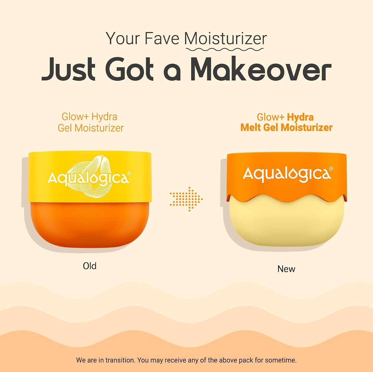 AQUALOGICA Glow+ Hydra Gel Moisturiser - Vitamin C & Papaya - 100g