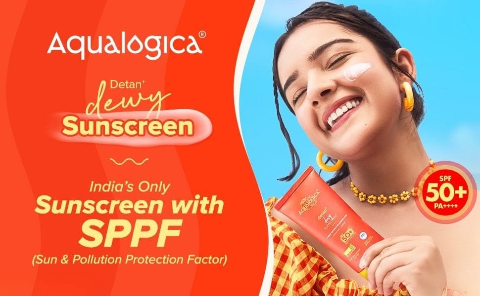 AQUALOGICA Detan+ Dewy Sunscreen - Sun Care, 80gm - 1