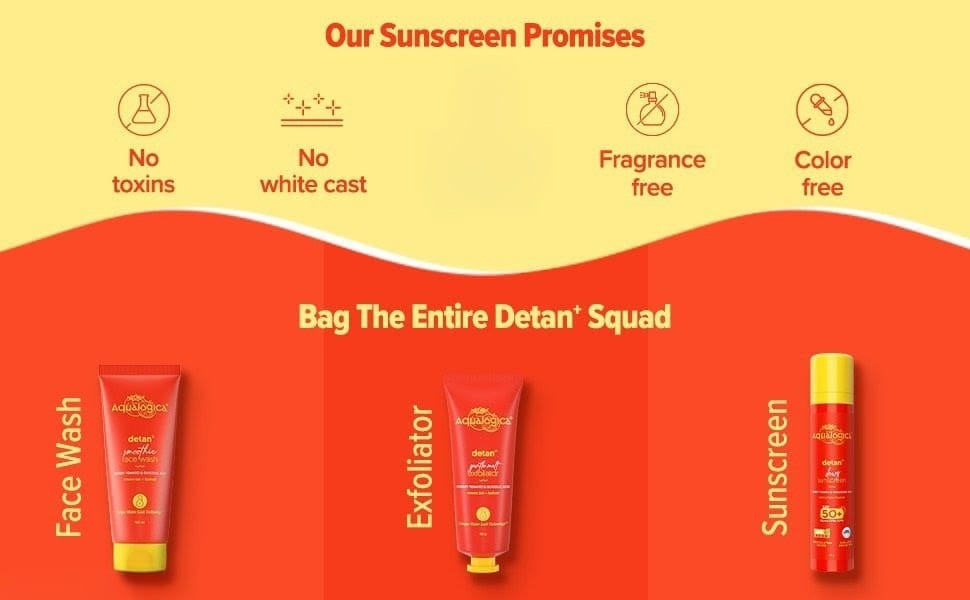 AQUALOGICA Detan+ Dewy Sunscreen - Sun Care, 80gm - 5