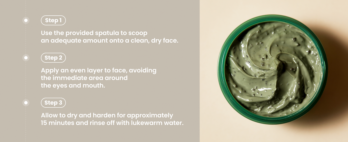 AXIS-Y Mugwort Pore Clarifying Wash Off Pack - Face Mask & Exfoliator, 50ml - 12