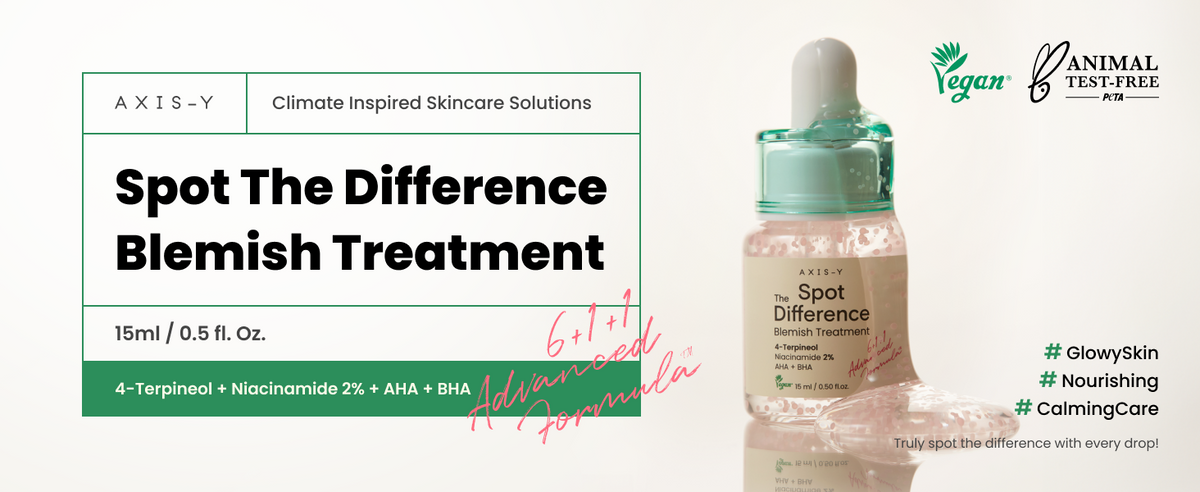 AXIS-Y Spot the Difference Blemish Treatment Serum 15ml - 4-Terpineol & Niacinamide - 1