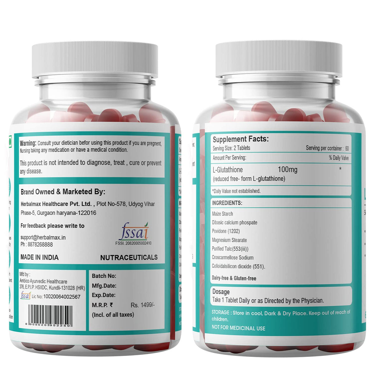 Glutathione Tablets | Buy At Best Price in UAE