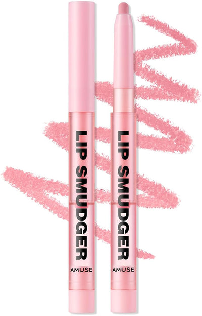 AMUSE Lip Smudger (01 BOKSOONGA) | Matte Creamy Lip Liner & Contour Stick | Long-Lasting, Transfer-Proof, Multi-Use for Lips & Shading, Vegan & Cruelty-Free Lip Care, Korean Beauty