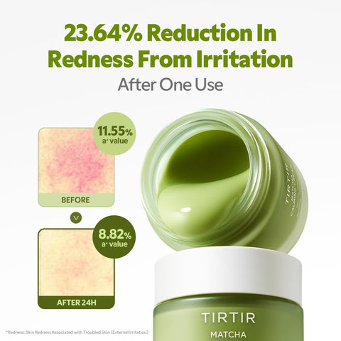 TIRTIR Matcha PDRN Calming Cream 1.69 Fl Oz | 24H Hydrating Korean Cruelty Free Moisturizer Daily Skin Care for Sensitive to All Skin - Image 5