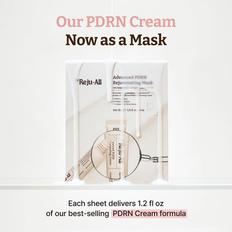 Dr.Reju-All Advanced PDRN Rejuvenating Mask – Face & Neck Korean Sheet Mask with 1,200ppm PDRN, Collagen & Copper Peptides – Hydrating & Soothing, Skin Repair (36g x 4EA) - Image 5