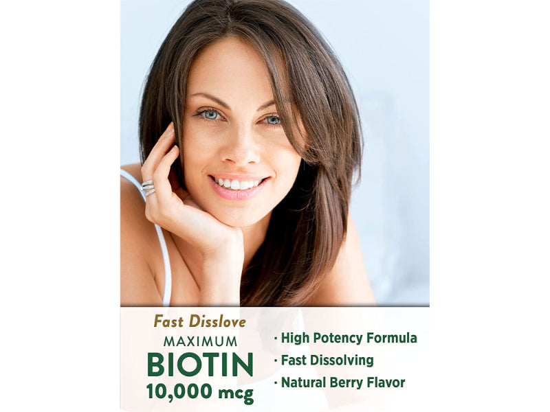 Nature's Truth Biotin Tablets 10,000mcg, 120 Tablets - Vitamins & Minerals - Image 5