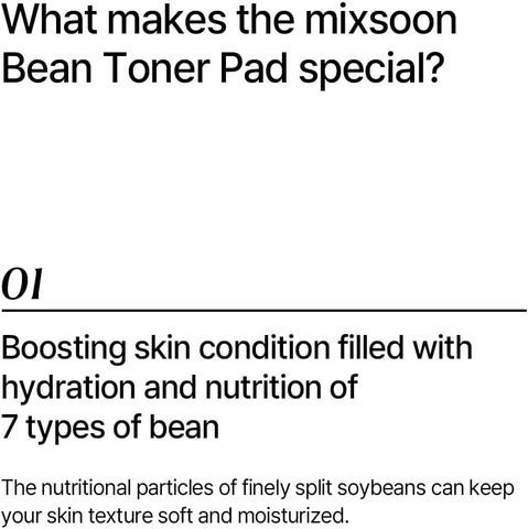 mixsoon Bean Toner Pad,Moisturizing, Elasticity,Exfoliation, Bean Extracts, Cotton Pad (280ml/9.46fl.oz/70 Sheets) - Image 5