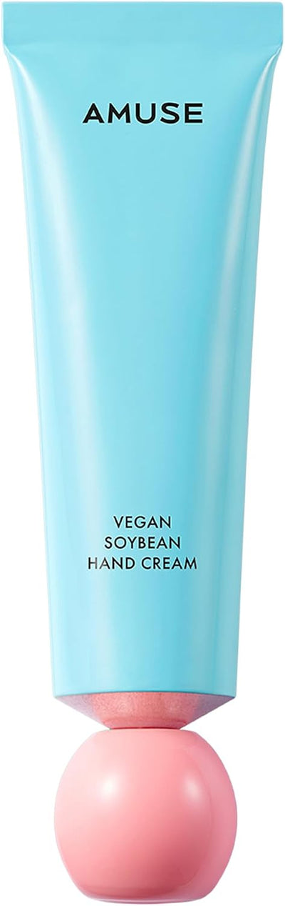 Amuse OFFICIAL Vegan Soybean Hand Cream with Shea Butter Panthenol Ceramide for Dry Hands l Quick Absorption with Ultra Moisture and Hydration