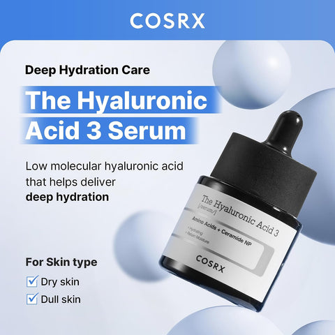 COSRX The Hyaluronic Acid 3 Serum 20ml - Image 2