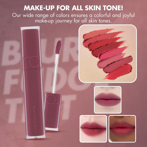 rom&nd BLUR FUDGE TINT 07 COOL ROSE UP - Image 8