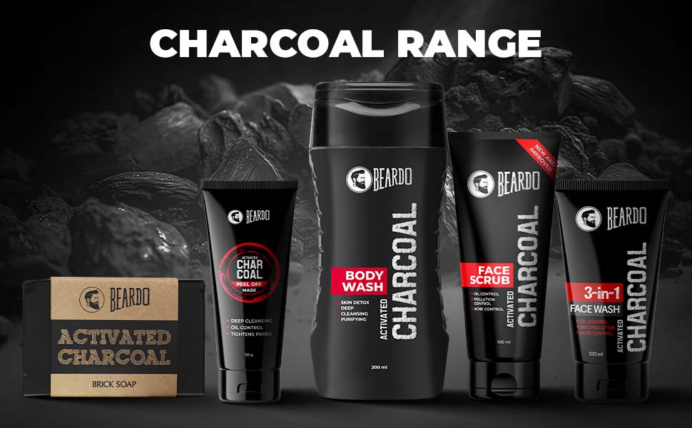 Beardo Activated Charcoal Face Wash - Deep Cleansing, 200ml - 4