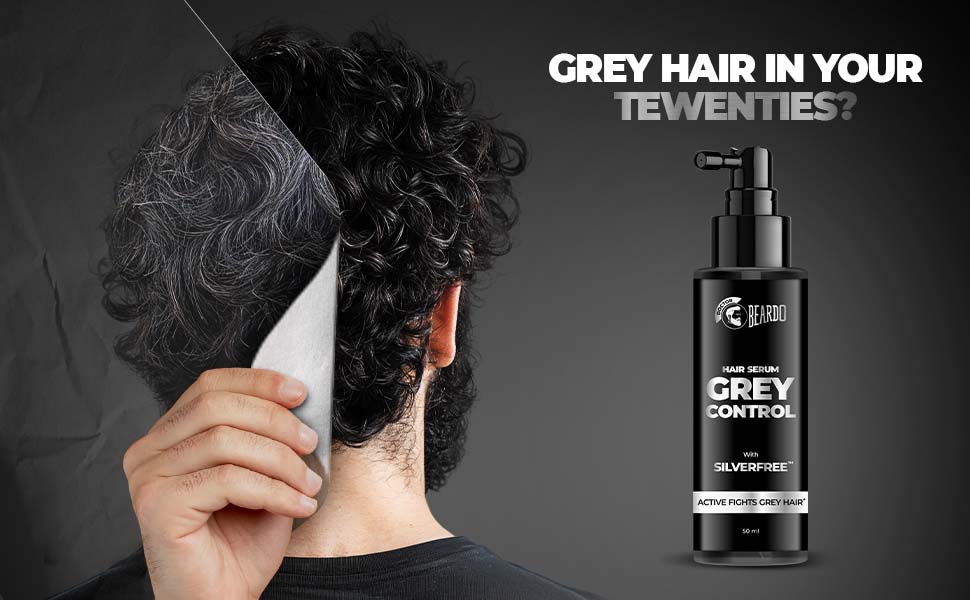 Beardo Anti Grey Hair Serum - 50ml Hair Treatment - 6