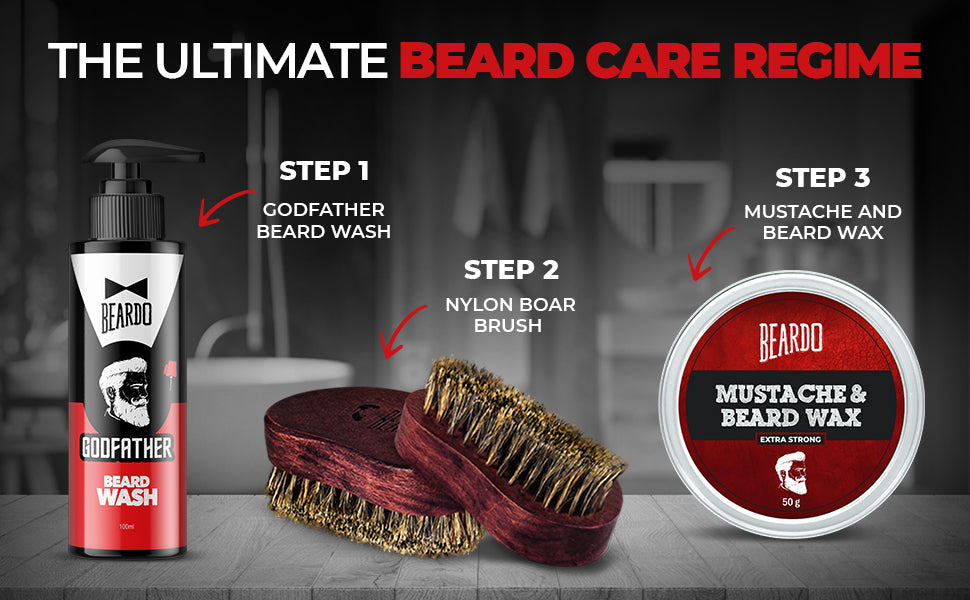 Beardo GodFather Beard Wash - Cleanser Gel for All Skin Types, 100ml - 2