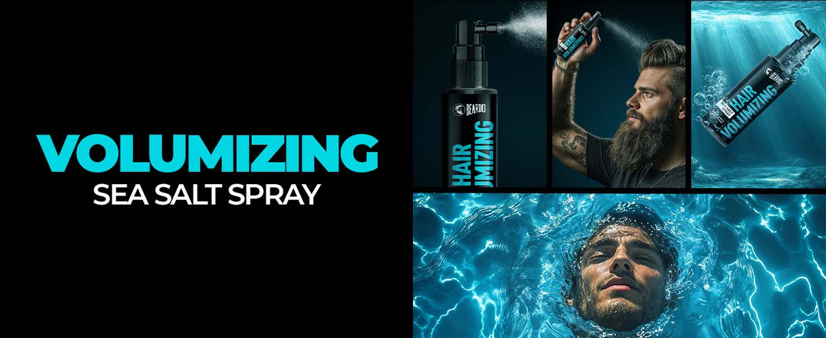 Beardo Hair Volumizing Sea Salt Spray - Texturizing Hairstyling Spray, 50ml - 1