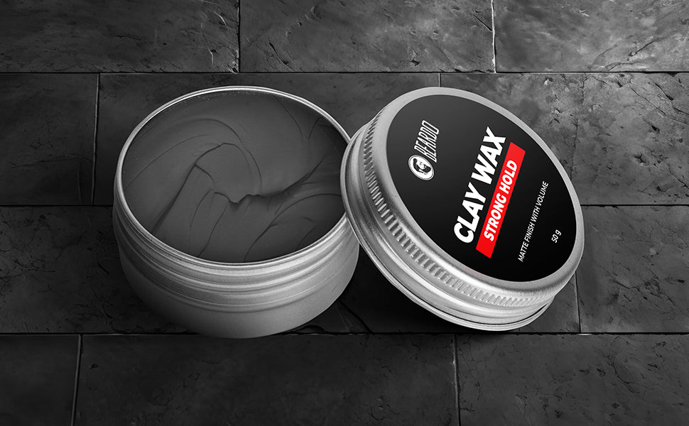 Beardo Strong Hold Clay Wax - Hair Styling, 100g - 2