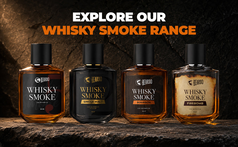 Beardo Bourbon Whisky Smoke Perfume - Woody, Leathery Scent - 50ml EDP - 5