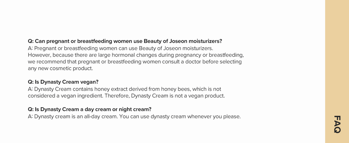 Beauty of Joseon Dynasty Cream - Rice Ginseng Face Moisturizer, 50ml - 10