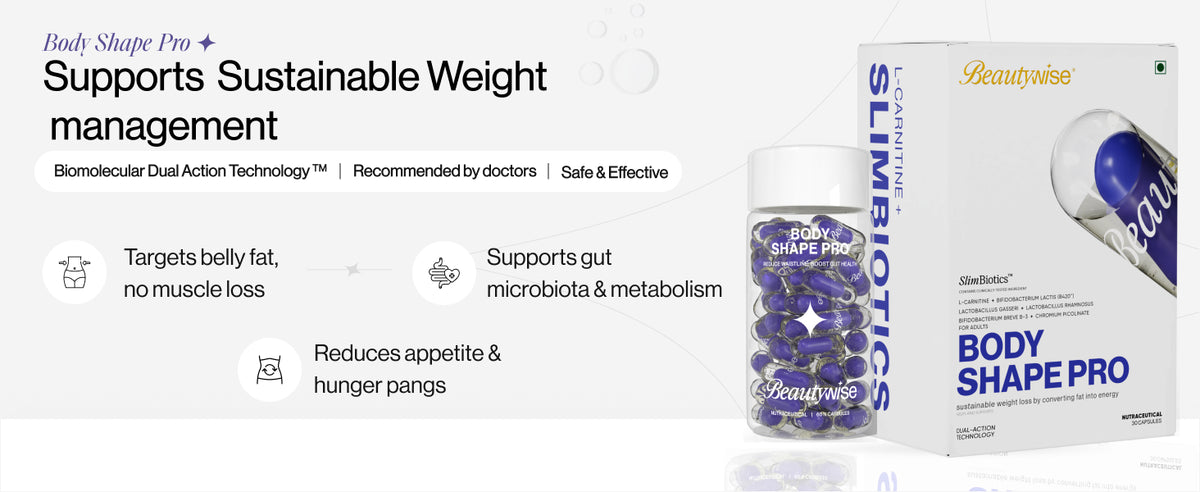 Beautywise Dual Action Body Shape Pro Capsules - Sports Nutrition, 60 Capsules - 1